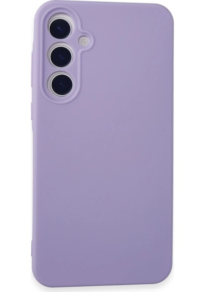 Newface - 949 - Samsung Galaxy Uyumlu A55 5g Kılıf Nano İçi Kadife Silikon - Csmo-tex - - Lila LİLA