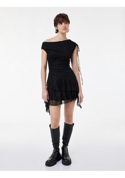 Koton Dresses Siyah 7wal80006ık