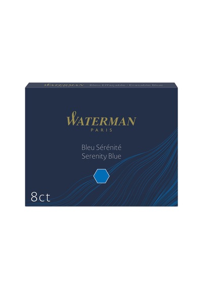 Waterman Dolma Kalem Kartuşu, Mavi, 8'li Paket 165-Koyu Yeşil