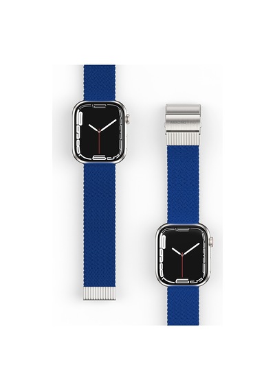 Watch 10 46mm Amazingthing Titan Weave Örgü Sport Kordon Mavi
