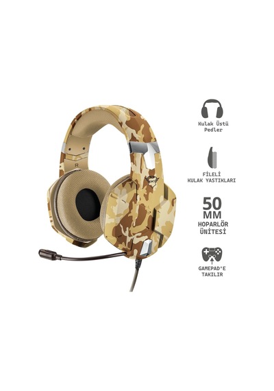 Gxt 322d Carus Desert Kamuflaj Gamer Kulaklık