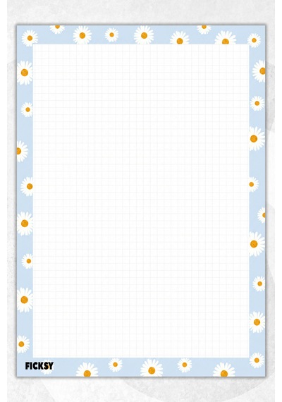 A5 Bloknot Kareli Defter - 50 Yaprak - Memopad - Notepad - Not Defteri - Not Kağıdı - 3833 Çok Renkli