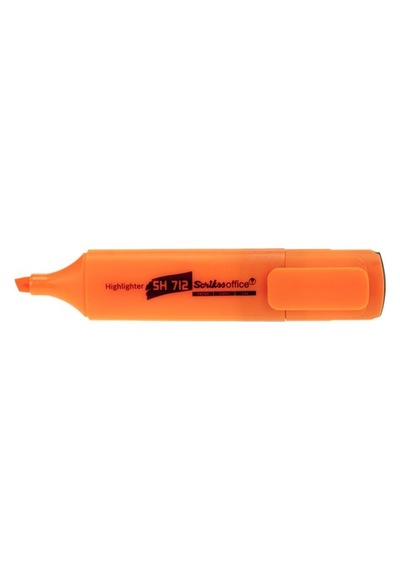 Scrikss Fosforlu Kalem Office Turuncu Sh 712 Çok Renkli