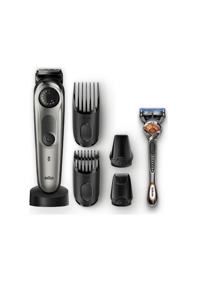 Braun BT7240 Autosense Islak Kuru Sakal Kesme Makinesi Siyah + Gilette Tıraş Bıçağı