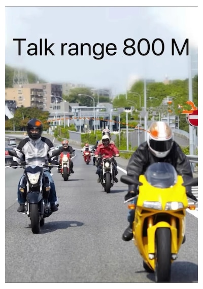 Vothoon BT62 Kablosuz Bluetooth Intercom 2 Motosiklet Kask Kulaklığı