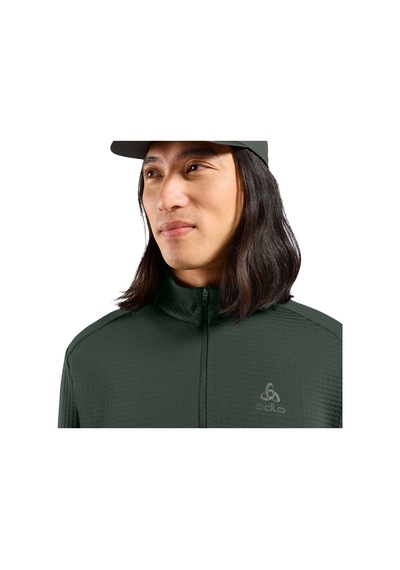 Odlo Odlo Essential Thermal Mid Layer 1/2 Zip Erkek Yeşil Içlik Üst 19749 Yeşil