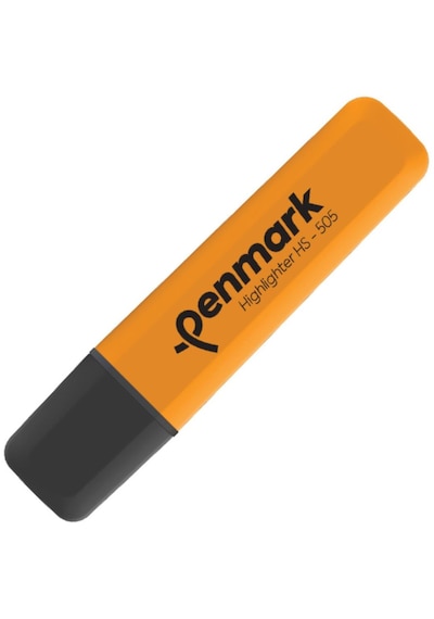 Penmark Neon Fosforlu İşaretleme Kalemi Turuncu Fosforlu Kalem 10 Lu Paket Çok Renkli