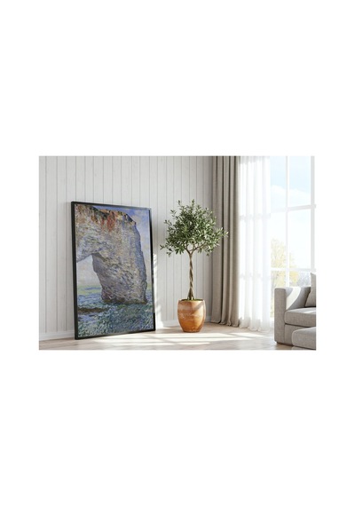 Monet Étretat Yakınlarında Manneporte Çerçevesiz Poster 21x30 Cm A4 Tablo Empresyonist Duvar Dekoru