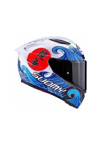 Suomy Track-1 Kask Waves Beyaz