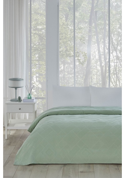 Waffle Patch Çift Kişilik Pike Mint