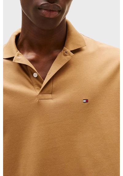 Tommy Hilfiger Erkek Polo Yaka T Shirt Mw0mw39994 Gwa Kahve Kahverengi