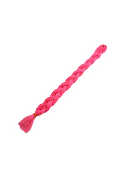 Afrika Örgüsü ve Rasta için Sentetik Saç Neon Pembe