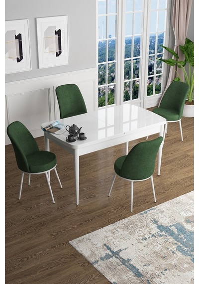 Canisa Han Serisi 70x114 Açılabilir Mdf Mutfak Masası Takımı Beyaz Masa 4 Haki Yeşil Sandalye Masa Beyaz Sandalyeler Haki Yeşili Canisa Han Serisi 70x114 Açılabilir Mdf Mutfak Masası Takımı Beyaz Masa 4 Haki Yeşil Sandalye Masa Beyaz Sandalyeler Haki Yeşili