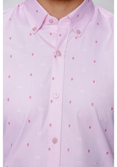 Efor Gk 643 Pembe Klasik Gömlek Pembe