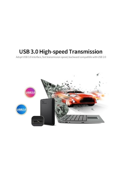 Wd Elements 2.5 İnç Mobil Hdd 500g Usb 3.0 Yüksek Hızlı Mobil Sabit Disk Taşınabilir Darbeye Dayanıklı Harici Sabit Disk Wdbuzg5000abk