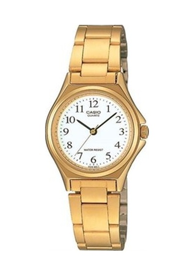 Casio Ltp-1130n-7brdf Quartz Çelik Altın Rengi Beyaz Kadran 26 Mm Kadın Kol Saati