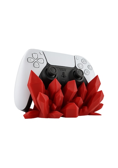 Ps5 Dualsense Uyumlu Kırmızı Kristal Gamepad Standı