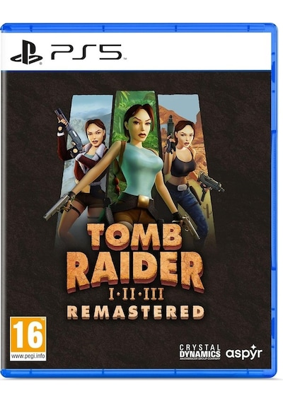 Tomb Raider 1-2-3 Remastered Starring Lara Croft - Ps5 Playstation 5 Oyunu