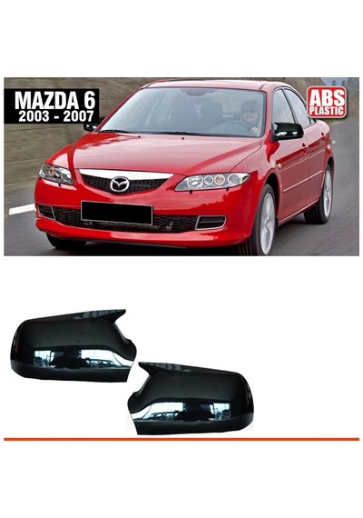 Mazda 6 Batman Ayna Kapağı Yarasa Piano Black 2003-2007 Arası