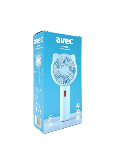 Avec Av-f136 Usb Şarjlı Mini Fan