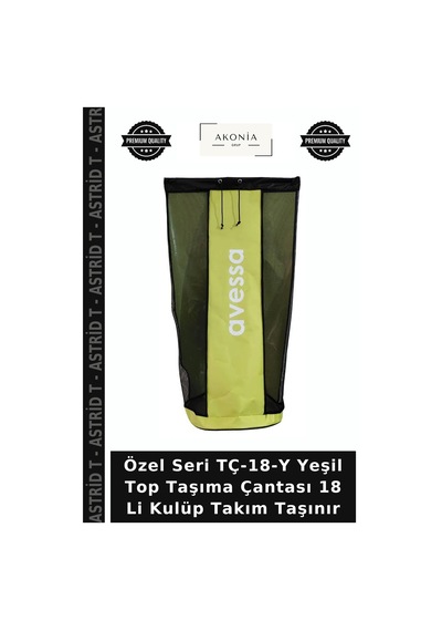 Özel Seri Tç-18-y Yeşil Top Taşıma Çantası 18 Li Kulüp Takım Taşınır