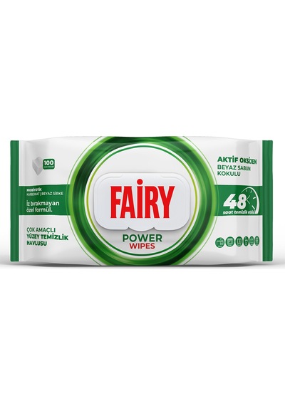 Fairy Yüzey Temizlik Havlusu Beyaz Sabun 100'lü Çok Renkli