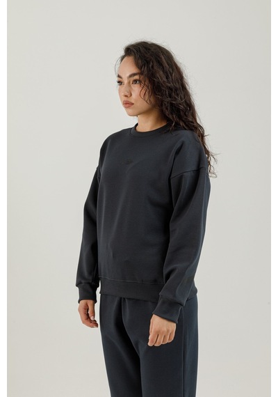 Airlife Clubby Ir Zone Sıfır Yaka Kadın Sweatshirt Lacivert