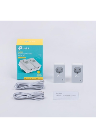 Tp-link Tl-pa4010pkit, Av600 Ac Güç Soketli Powerline Adaptör Baş