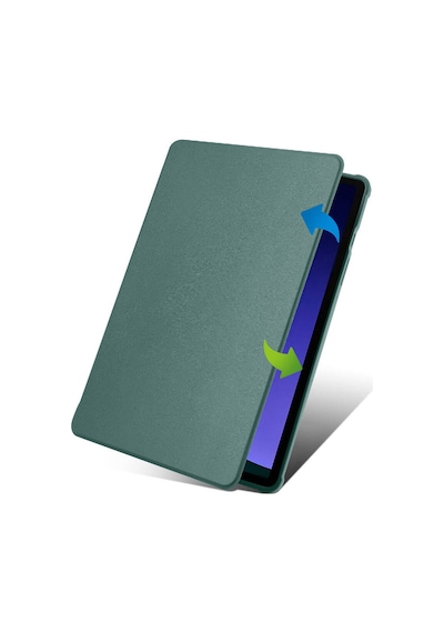 Galaxy Tab S9 Kılıf Uyumlu Zore Termik Kalem Bölmeli Dönebilen Standlı Kılıf-mavi Tablet Kılıfı
