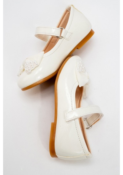 Mnpc Kız Çocuk Beyaz Fashion Babet 25y1b100531 Beyaz