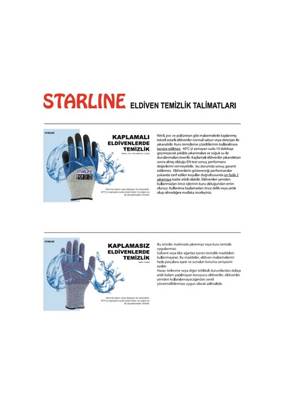5 Çift Deri Eldiven Starline E-1203 3123x No:10 Xl