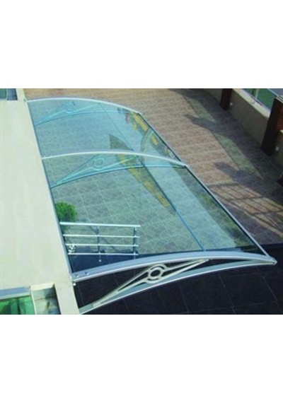 Tf Prolüx Seri 15.15 Alüminyum Ayaklı Sundurma 150 X 150 Yeşil 3 Mm Solid Levha