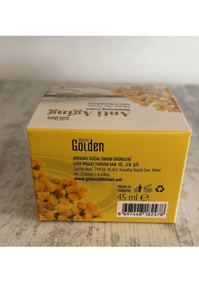 World Golden Anti Aging Ölmez Otu Kremi