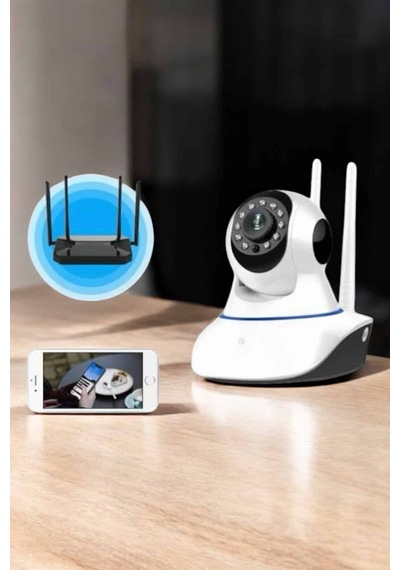 Ev Kamerası Wifi Kamerası Video Kayıt Çift Yönlü Hareket Sensörü Bebek 32583935