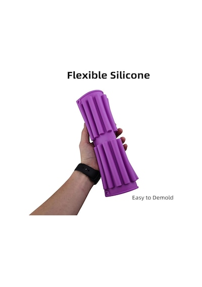 Silikon Stick Çikolata Kalıbı Çubuk Kraker Kalıbı Buz Kalıbı Kahverengi