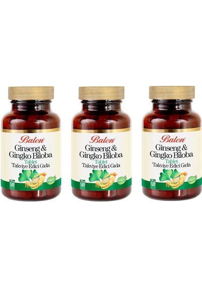 Balen Ginseng & Ginkgo Biloba 720 MG 120 Tablet 3 Adet