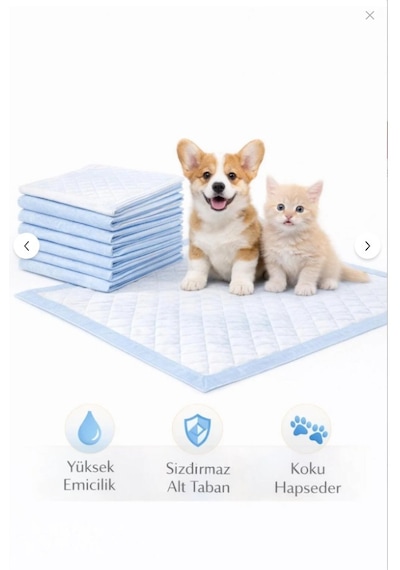 Oznhome Yıkanabilir Kapitoneli Sıvı Geçirmez Kedi/köpek Pedi