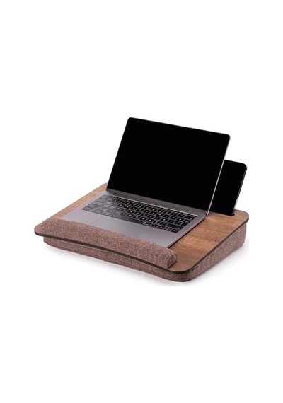 Vigo Wood-ls013 Minderli Laptop Sehpası Ceviz