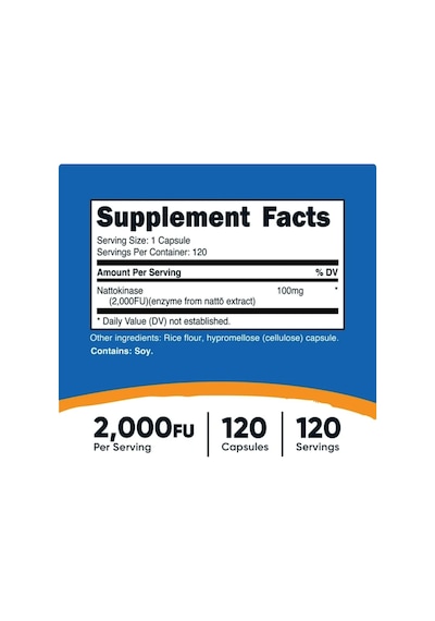 Nutricost Nattokinase 2000fu 120 Vegi Capsul.usa Menşei Tr Te...