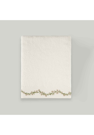 Linens Elae Bambu 50x85 Cm Yüz Havlusu Ekru 450 G/m²