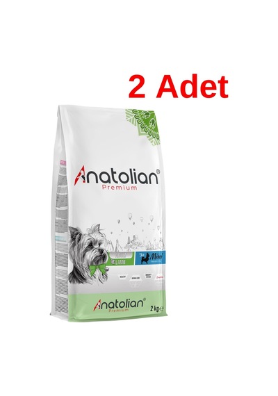 Anatolian Premium Mini Kuzulu Yetişkin Küçük Irk Köpek Maması 2 x 2 KG