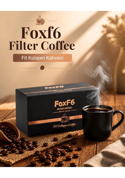Foxf6 Fit Collagen Coffee Filter Kahve 30 Saşe Pratik Kahve