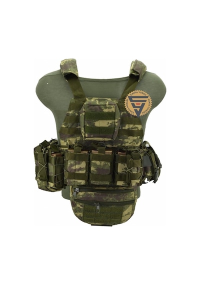 Nature Multifonksiyonel Cordura Askeri Taktik Yelek Haki Kamuflaj