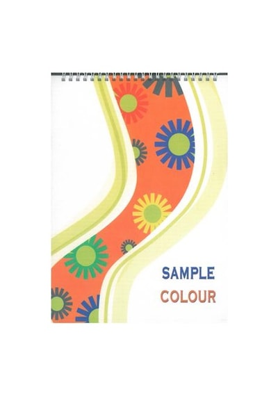 Sample Colour Bloknot A4 PP Kapak Tel Spiralli 100 Yaprak Düz