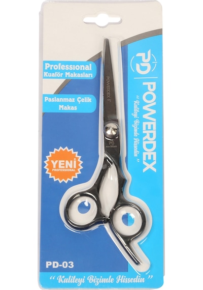 Powerdex PD-03 6" Paslanmaz Çelik Kuaför Makası