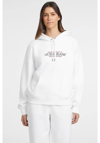 Guess Kadın Oversize Sweatshirt Beyaz