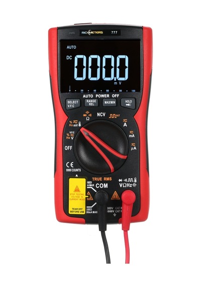 Folinda Multimetre Rm777 Dijital Multimetre 9999 Profesyonel True Rms Analog Test Cihazı Multimetro-siyah
