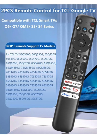 Tcl Google Tv Led Uhd Qled Q550g Q650g Uzaktan Kumanda