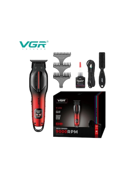 V-226 Tam Metal Gövde Dlc Bıçaklı Saç Sakal Çizim Makinesi Trimmer