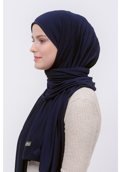 Altobeh Tesettür Kadın Penye Şal Düz Hijab - Lacivert